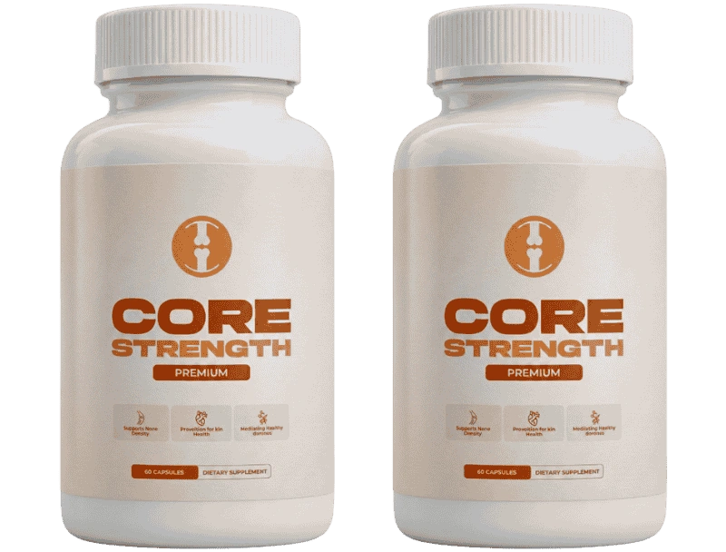 2 CoreStrength bottles.